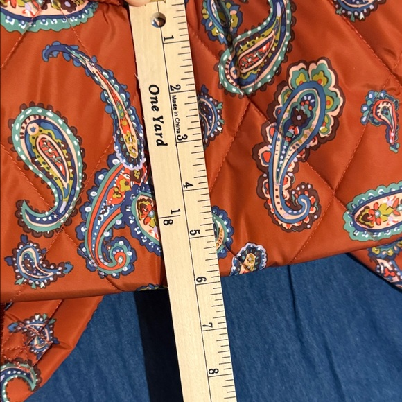 Vera Bradley Orange Quilted Bag - Picture 8 of 12